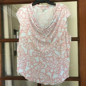 Halogen XL draped neck top